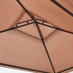 Outdoor Patio Grill Gazebo Tent AJUNION 5x8 Double Tiered BBQ Canopy with Steel