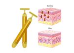 OEM T Shape Energy Beauty Gold Bar Sculpt Firm And Smooth Face