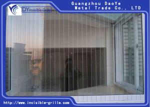 China 304 Stainless Steel Wire Fixed Invisible Grille For School / Corridor factory