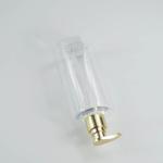 350ml Round Flat Shoulder Lotion Pump Bottle for Plastic Shampoo Shower Gel