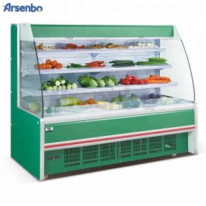 China Anti Corrosion Multideck Open Chiller 220V For Fruit And Vegetable factory