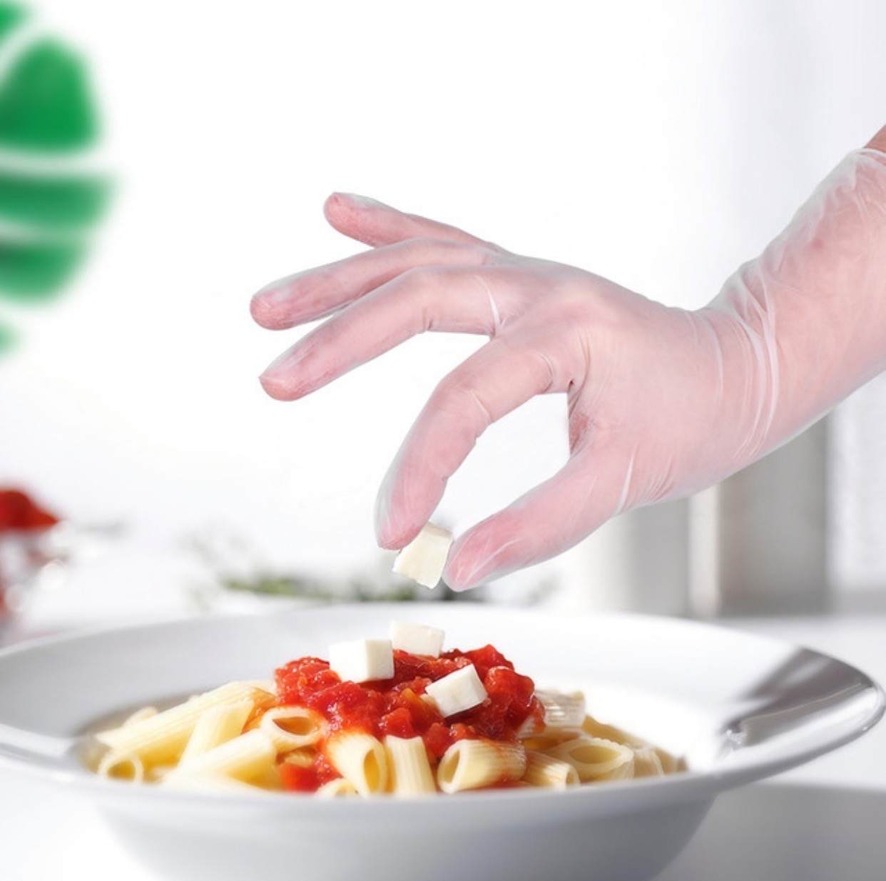 Food Grade Disposable PVC Gloves Protection Pvc Exam Gloves