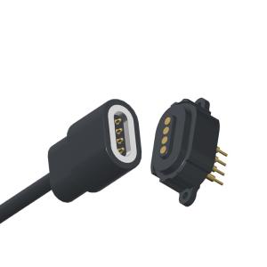 China Male Female USB Pogo Pin Cable 12V 2A 4 Pin Pogo Charger factory