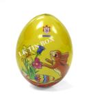 Egg Shaped Jelly Bean Tin Can For Easter Holiday , Decorative Tin Boxes