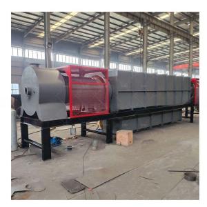 China Continuous Rotary Biochar Pyrolysis Carbonization Stove for Environmental Hot Air Flow factory