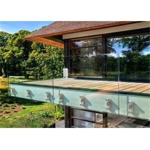 Frameless Standoff Stainless Steel Glass Railing Baluster Constrcution Usage