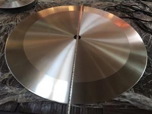 China D2 Tissue Paper Industry 610mm Circular Log Saw Blade For Tissue Paper Cutting Machine factory