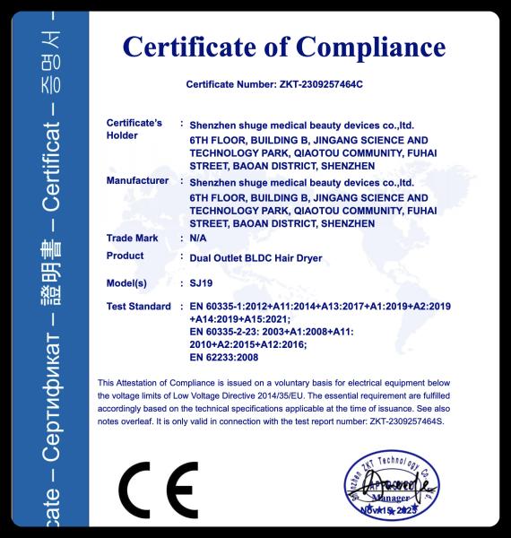 Hair dryer CE certification fee, hair dryer CE certification cycle, hair dryer