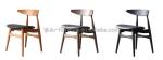 Customized Colors Solid Wood Round Back Nordic Dining Chair for Hotel Restaurant
