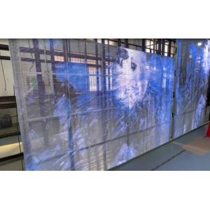 Side Lighting P3.91-7.8 Transparent LED Screen With High Brightness See Through