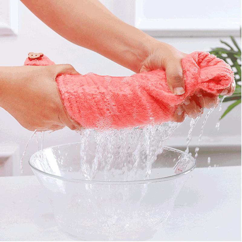 Customized Printing Designs Elastic Microfiber Turban Towel Wrap for Hair Shower Drying
