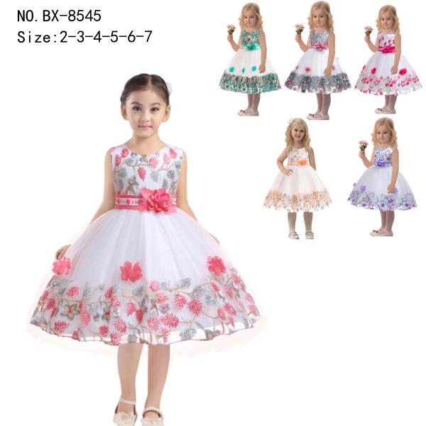 girl's princess dress evening dress wear party dress ready goods ready to ship