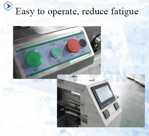 SK-380S 3 Servo Automatic Controlled Flow Pillow Biscuit Packing Machine