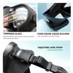 PC Frame Camera Mount Optical Scuba Mask For Underwater Diving