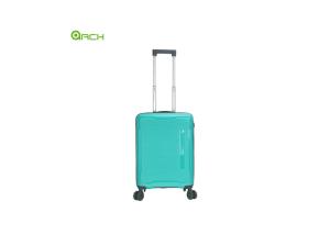 China Manufacturer PP Trolley Travel Luggage with double spinner wheels and retractable carry handles factory