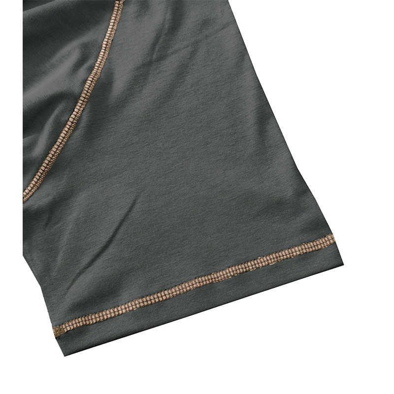 2023 Summer Europe and America Men&prime;s Short-Sleeved Men&prime;s T-Shirt Foreign Trade Men&prime;s Henry Shirt Amazon Match Color T-Shirt Men