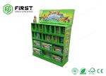 Recyclable POP Carton Stand Customized Printing Cardboard Floor Display Stand