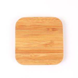 China Bamboo Material Multifunction Wireless Charger 10W 15W Engrave Logo For Phone factory