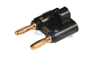 Banana Plugs Connectors Solder Type Plug Dual Coaxial Cable or Wires