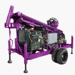 Small Well Water Drilling Equipment High Drilling Efficiency Water Borehole