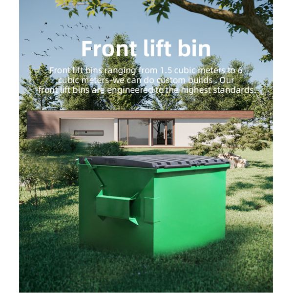 Recycling Hook Lift Dumpster Mobile Skip Bin Loader Truck Bins Roll On Off Container