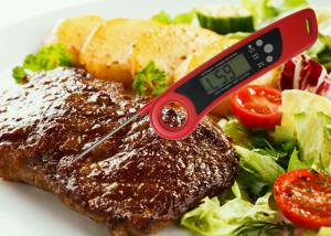 China Digital BBQ Meat Thermometer With Auto Rotation Display For Kitchen Cooking factory