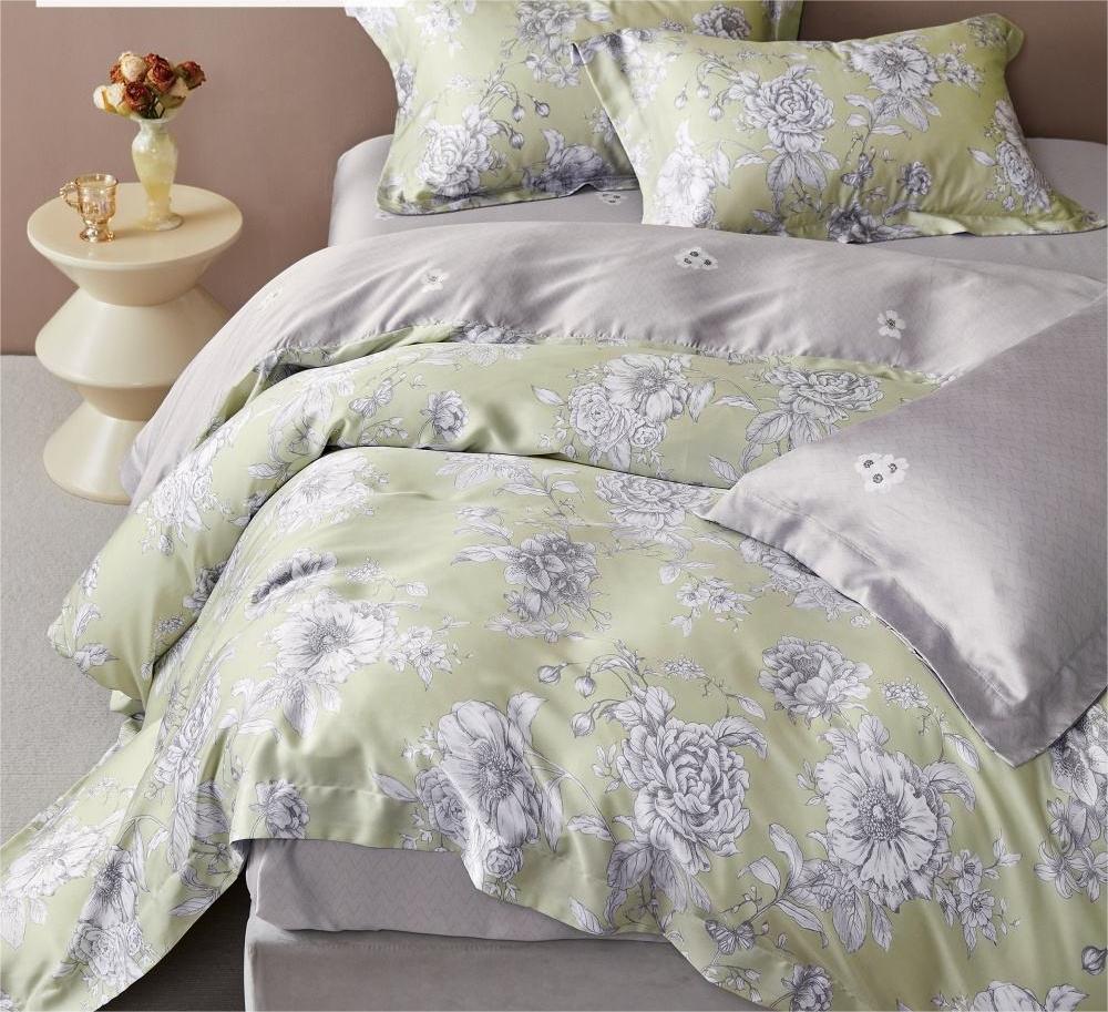 Endless Pattern Type 300tc Thread Count Bedsheets Set in Floral Printed 100% Cotton
