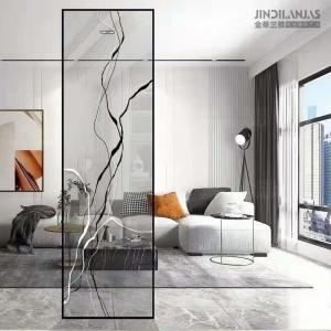 China Customizable Decorative Digital Printing Glass For Wall factory