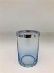 Bubble Effect Glass Bath Accessories Set For Hotel Home In Vintage Style