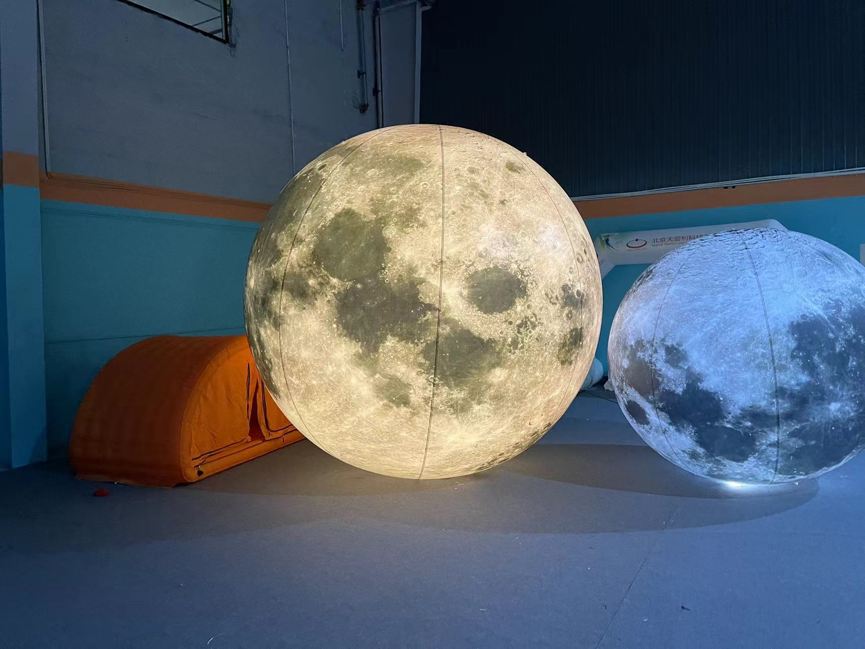 4m Inflatable Advertising Balloons TPU Giant Planet Balloons
