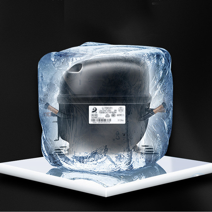 High Visual Display Deep Freezer , Glass Door Sliding Lid Chest Freezer