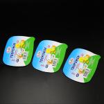 88mm 76mm Green Aluminum Foil Lids For Yogurt CPP Heat Sealing PS Cup