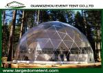 Transparent PVC Half Sphere Geodesic Dome Tent Outdoor Exhibition Party Tent
