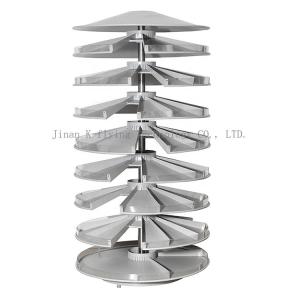 China Six Layers Stainless Steel Medicine Cabinet , L80cm Medicine Storage Rack factory
