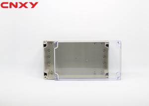 China Water Resistant Industrial Plastic Junction Box Copper Thread With Clear Lid factory