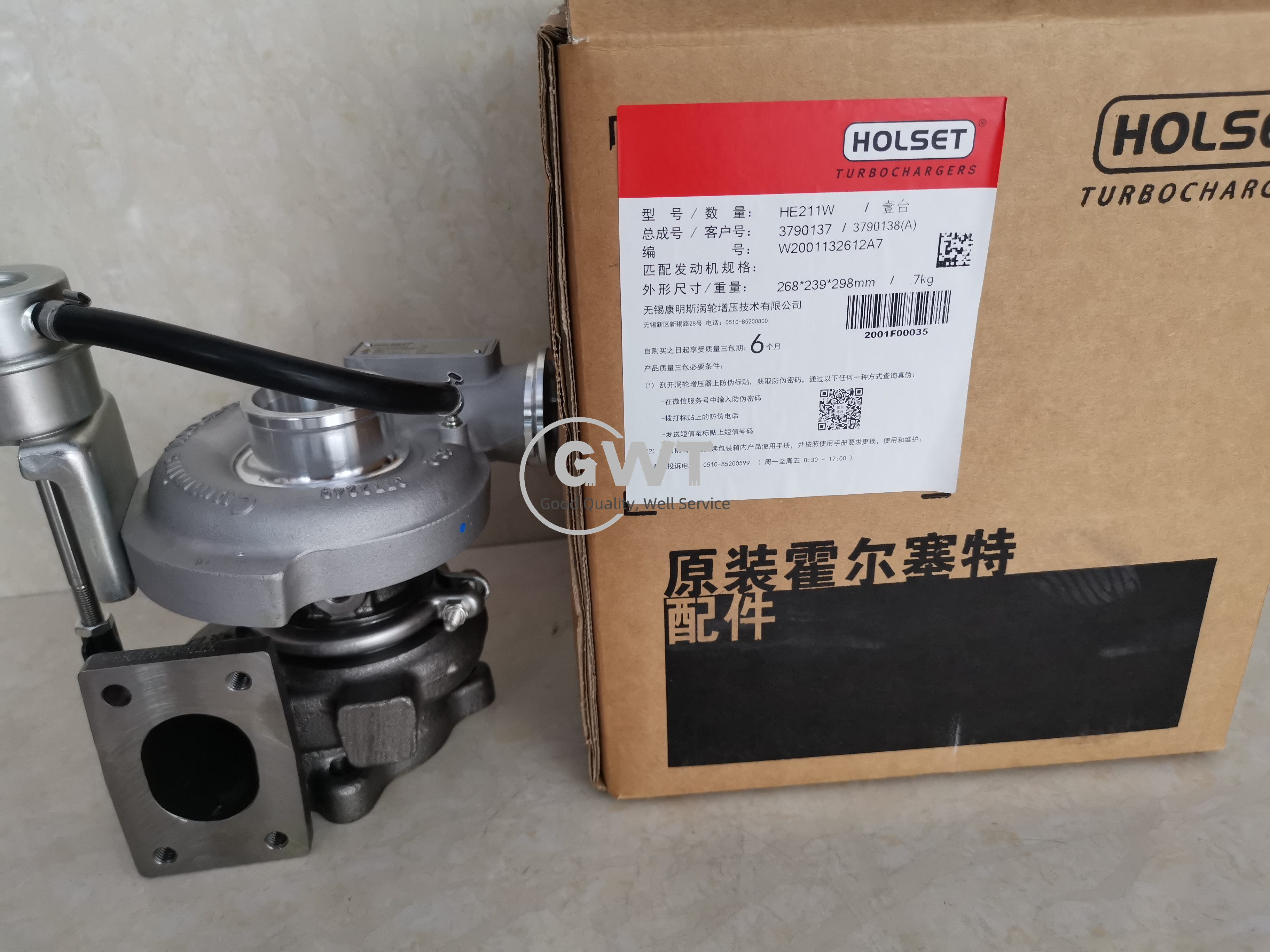 Factory Price ISF HE200WG 3790138 Original Superchargers Turbocharger 5328690 3790137 3790138