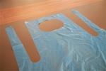 Oil Resistant PE Disposable Apron Sleeveless For Painting And Coating Protection