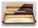Wood Jewelry Packaging Boxes 170X54X23Mm Measurement Custom Logo