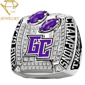 China Die Embassed Fantasy Football Championship Rings factory