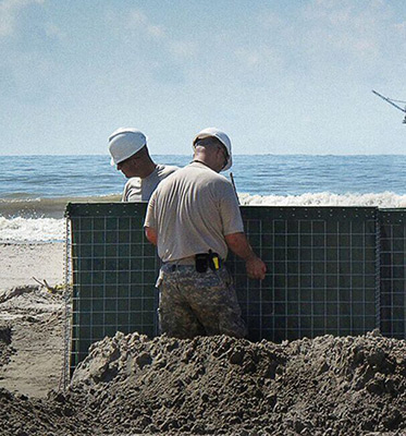 Galvanized Weld Gabion Hesco Barrier Blast Wall 1030mm Height