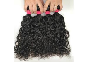 China 18'' 100% Brazilian Virgin Hair Water Wave Double Drawn Weft No Shedding factory