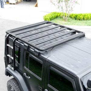 China Black Aluminum Alloy Roof Racks for Jeep Wrangler JK Universal Design Roof Luggages factory