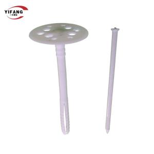 China 60mm Wall 50mm Plastic Insulation Anchors With Steel Nail factory