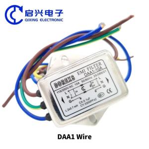 China daa1 AC emi line filter 220V 1A 3A 6A factory