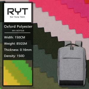 China Soft 150D 100% Nylon PU Plain Lining For Backpack Luggage And Tent factory