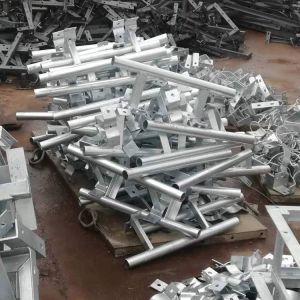 Galvanized Steel Pipe Wifi Antenna Communication Rooftop Pole