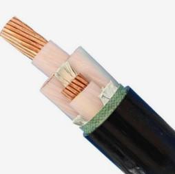 China Black PVC Insulated Solid XLPE Copper Armoured Cable Wire 300mm2 factory