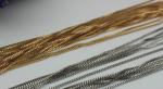 Wholesale fashion 2 mm width decorative iron gold & nickel metal chains for bags