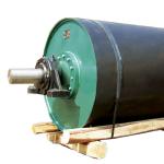 2400mm Herringbone Rubber Conveyor Belt Pulley Coal Mining Industry
