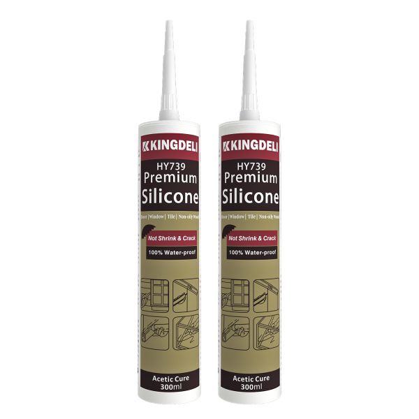 China High Quality Raw Material Barrel White Acetic 300ml Sealant Silicone factory